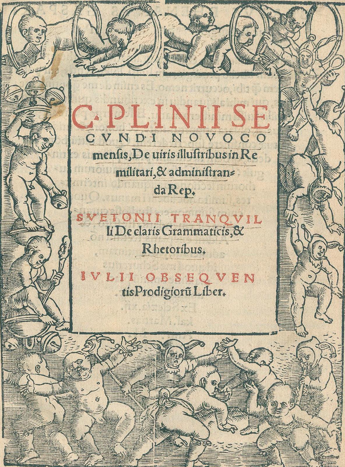 Plinius Secundus, Caius. | Bild Nr.1