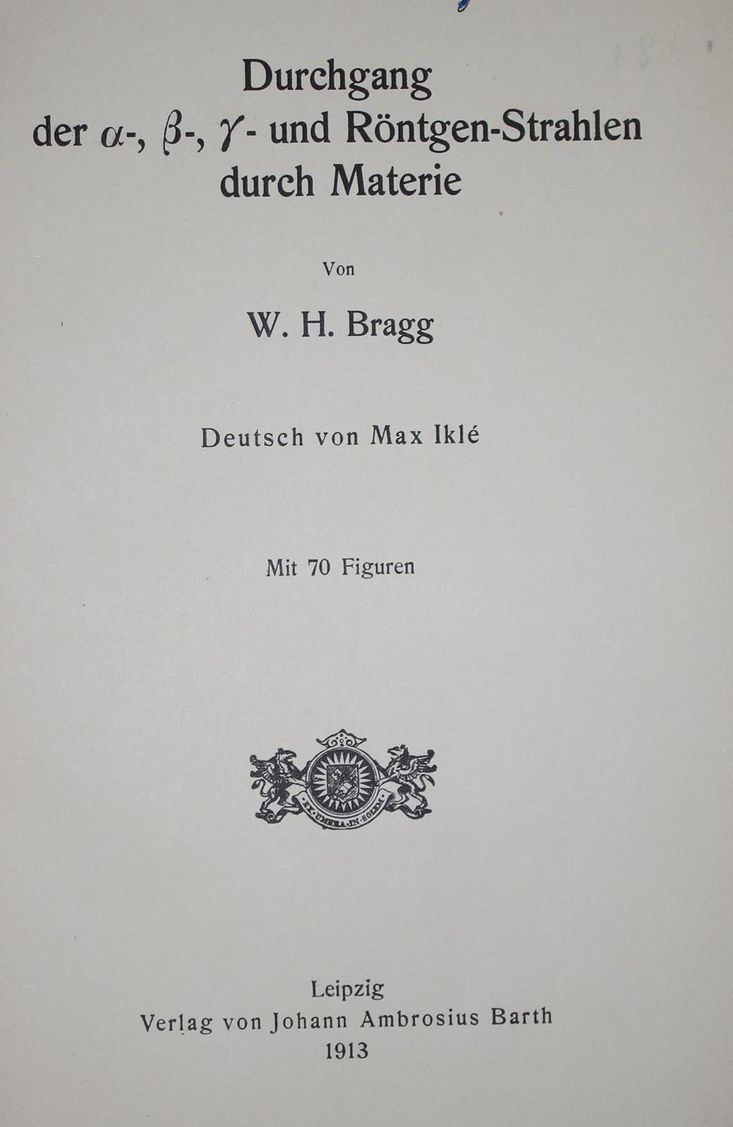 Bragg,W.H. | Bild Nr.1