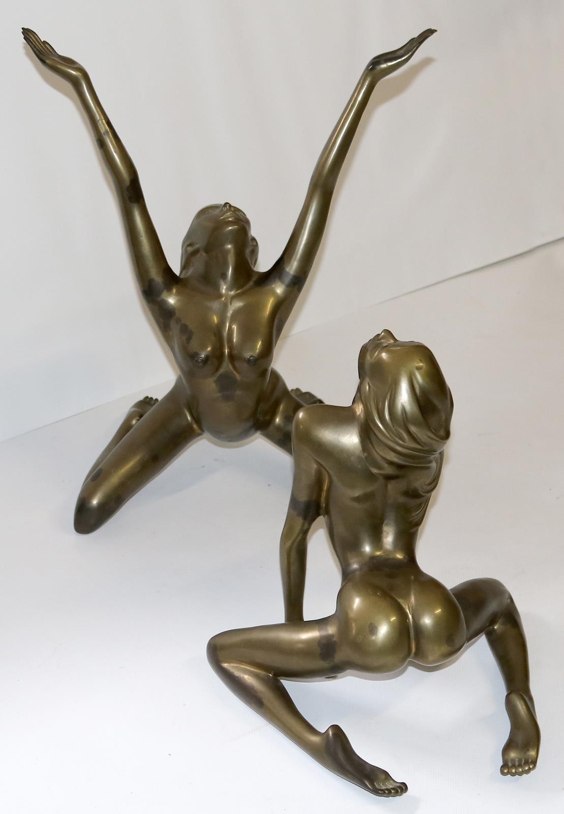 Zwei weibliche Bronzeakte, | Bild Nr.4