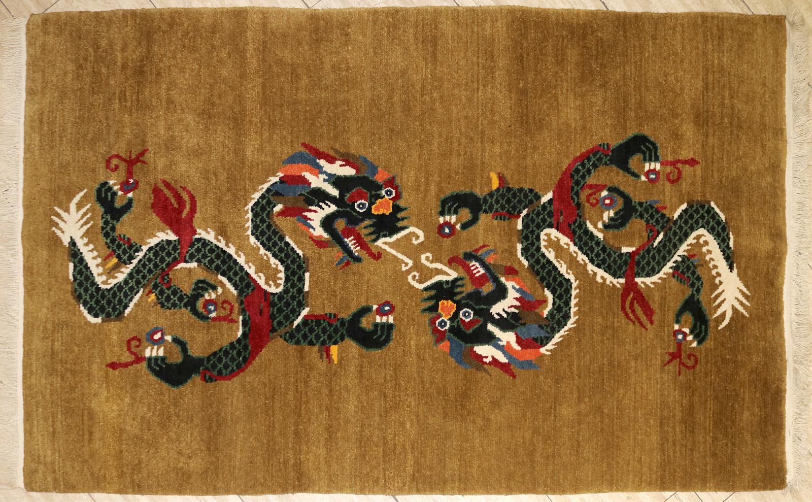 Tibeter Drachenteppich. | Bild Nr.1