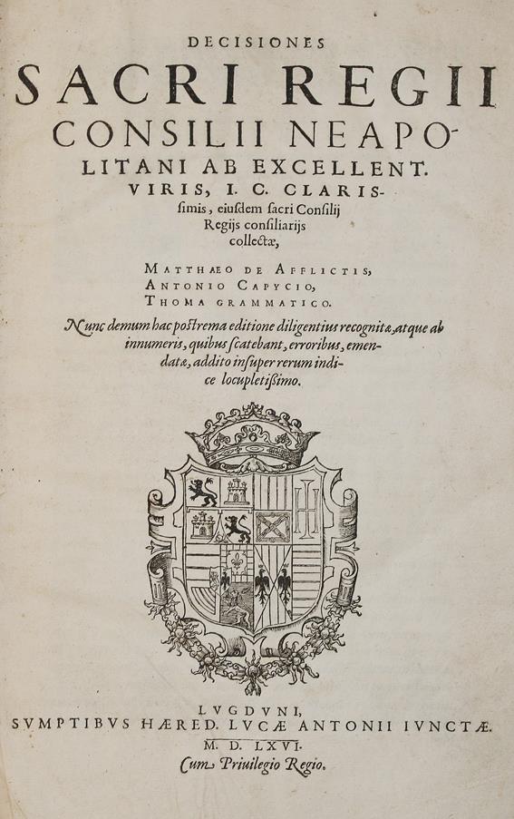 Afflictis,M.de, A.Capycius u. T.Grammaticus. | Bild Nr.1