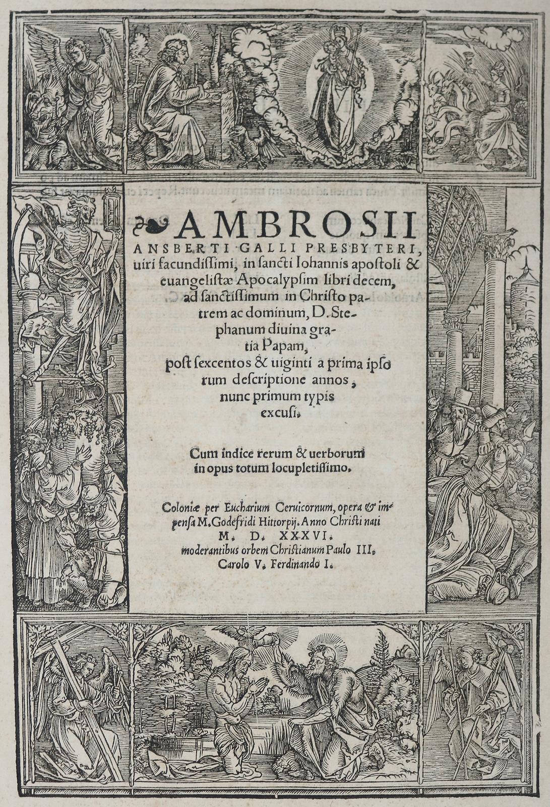 Ambrosius Autpertus. | Bild Nr.3