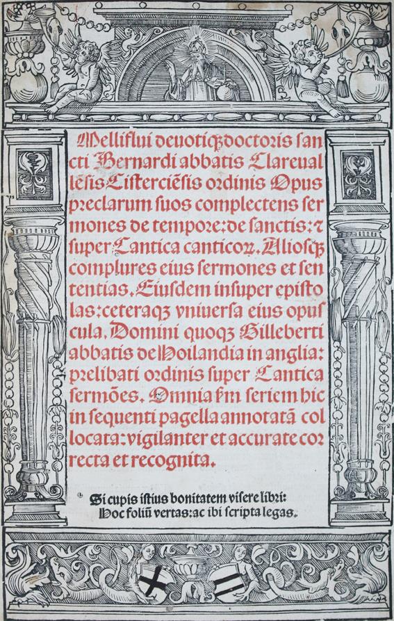 Bernardus Clarevallensis (Bernard de Clairvaux). | Bild Nr.1