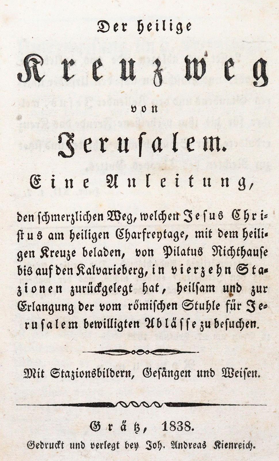 Heilige Kreuzweg von Jerusalem, Der. | Bild Nr.1