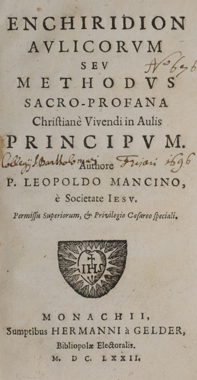 Manzin (Mancinus),L. | Bild Nr.1