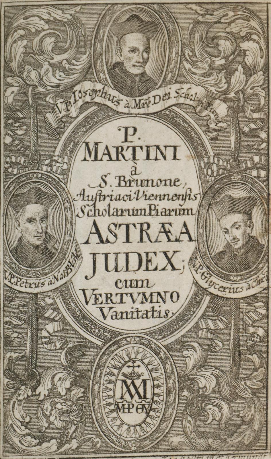 Martinus a Sancto Brunone (d.i. M.Schubart). | Bild Nr.1