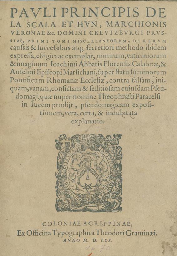 Scaliger,P. (Skalic,P.). | Bild Nr.1