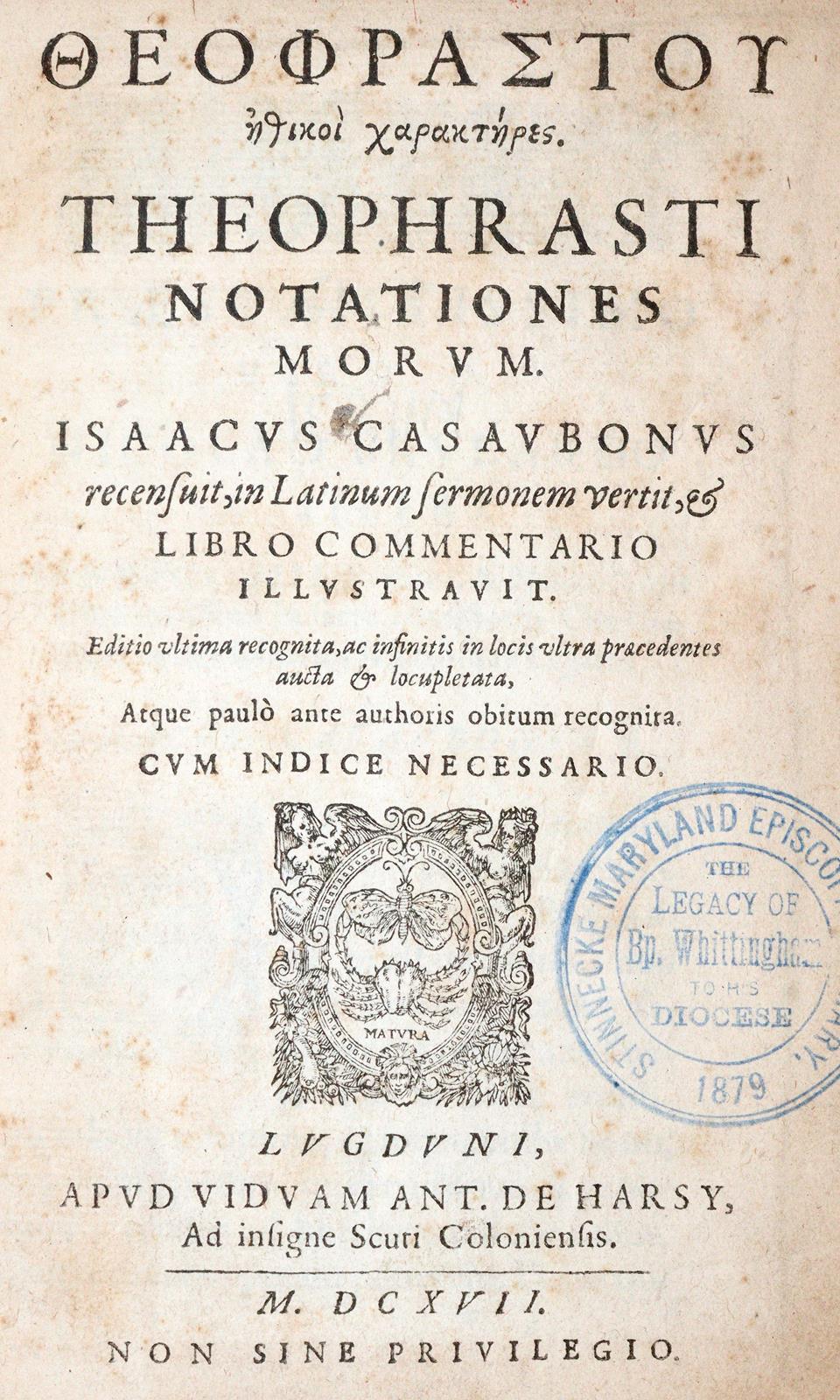 Theophrastus. | Bild Nr.1