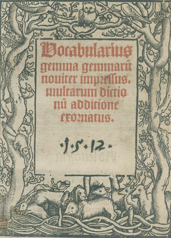 Vocabularius | Bild Nr.1