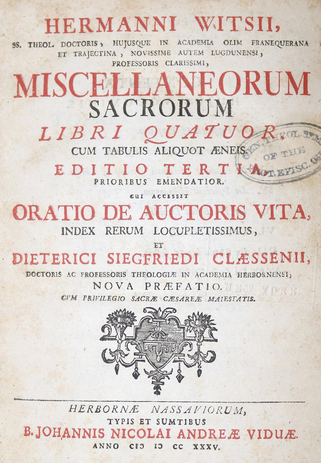 Witsius,H. | Bild Nr.1