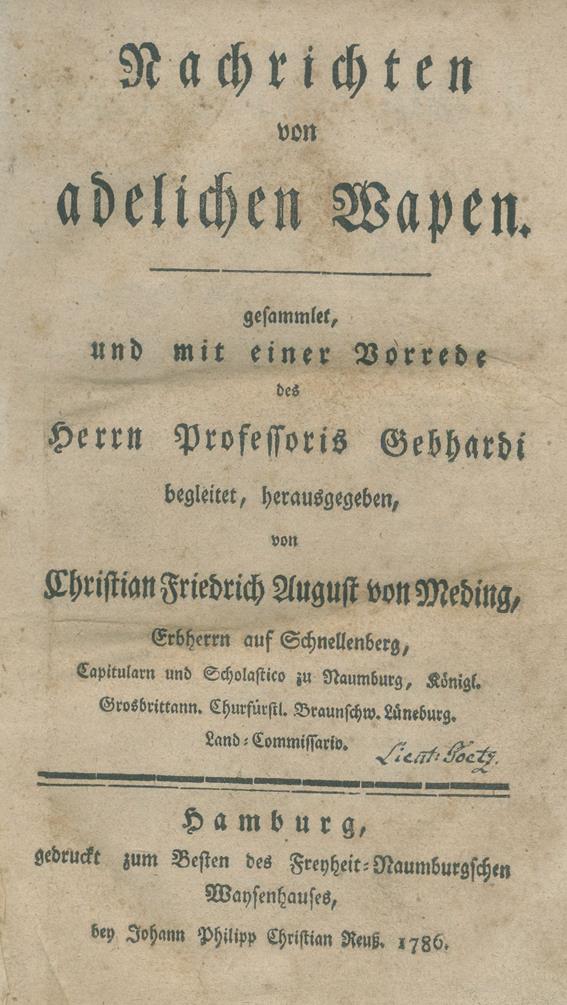 Meding,Chr.Fr.A.v. | Bild Nr.1