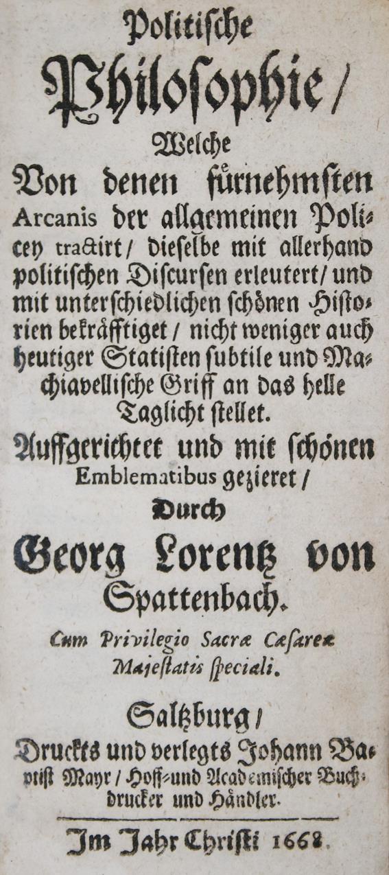 Spattenbach,G.L.v. | Bild Nr.1