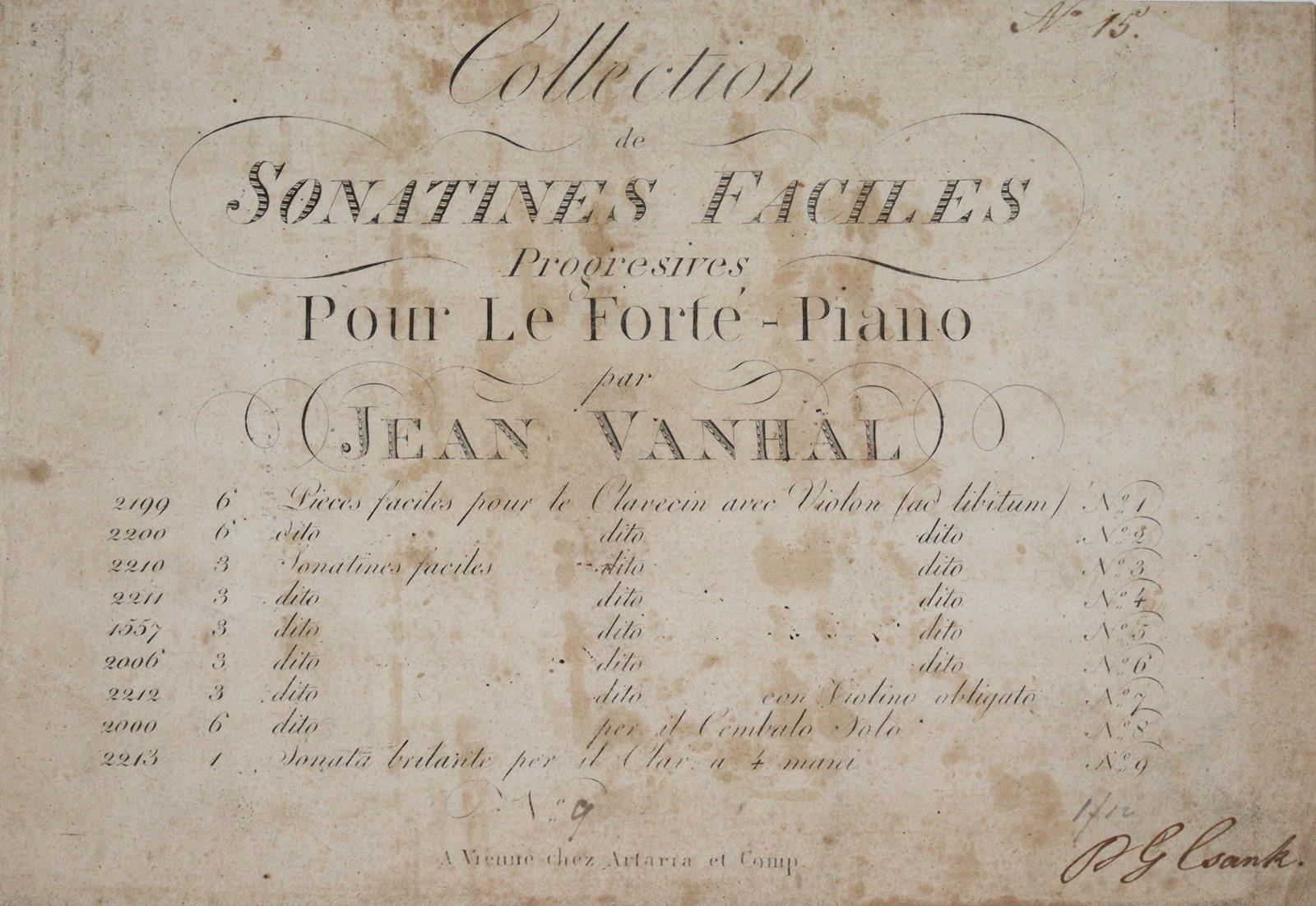 Vanhal,J.B. | Bild Nr.1