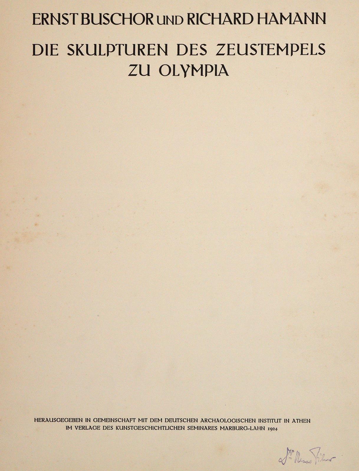Buschor,E. u. R.Hamann. | Bild Nr.1