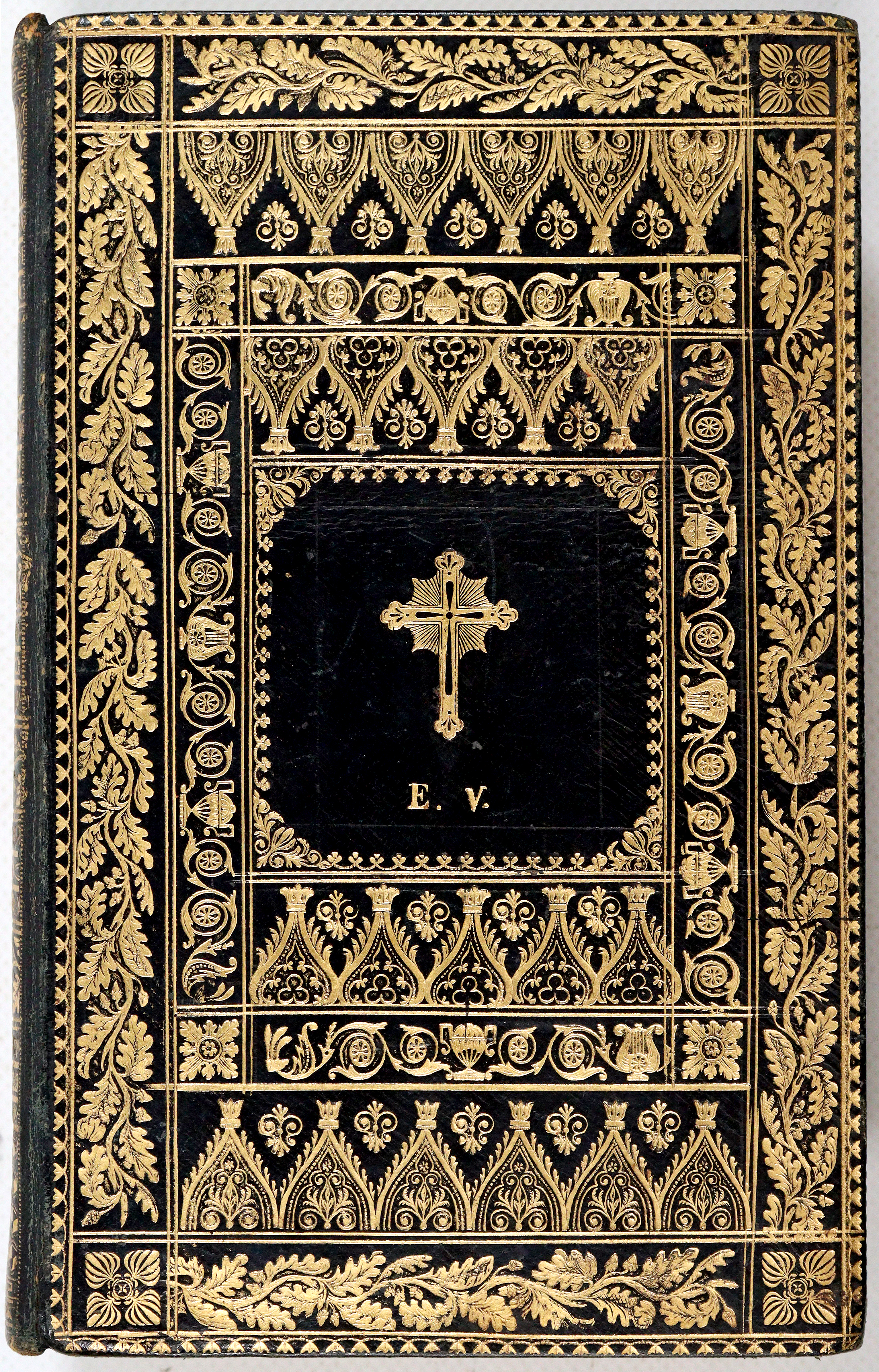 Schwarzer Ledereinband | Bild Nr.2