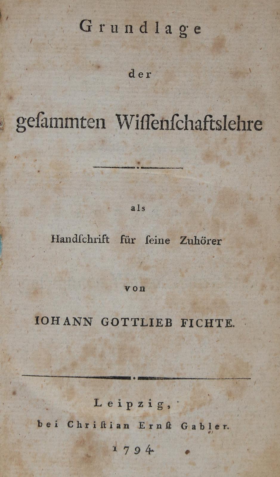 Fichte,J.G. | Bild Nr.1