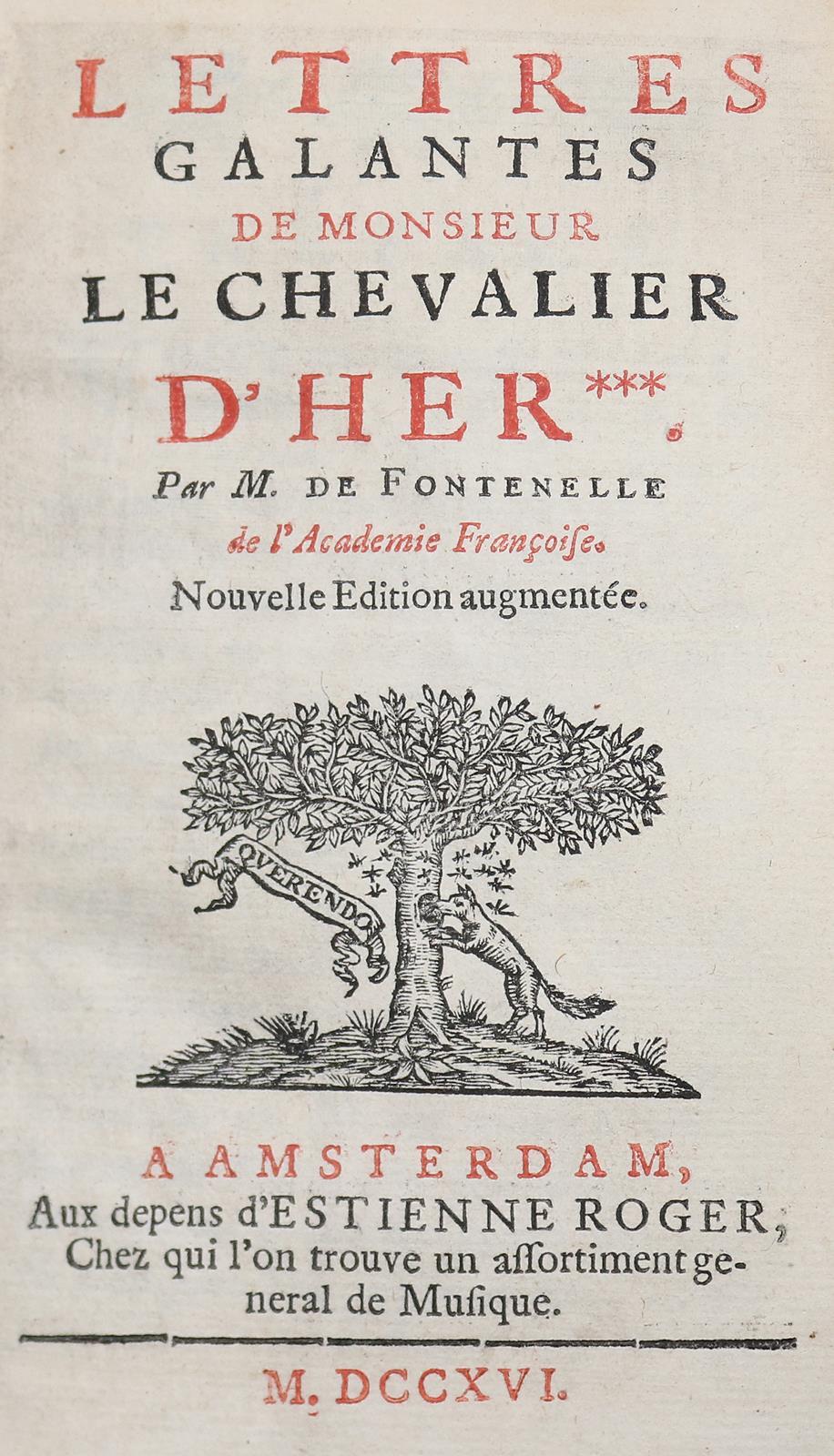 Fontenelle,B. (Le Bouvier)de. | Bild Nr.1