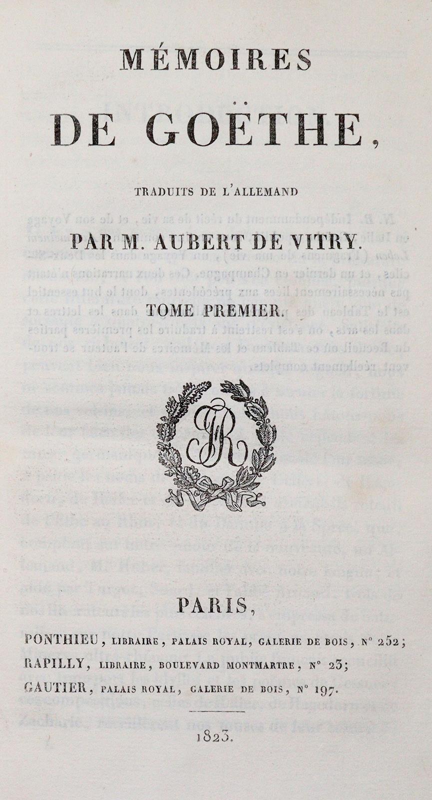 Goethe,(J.W.v.). | Bild Nr.1