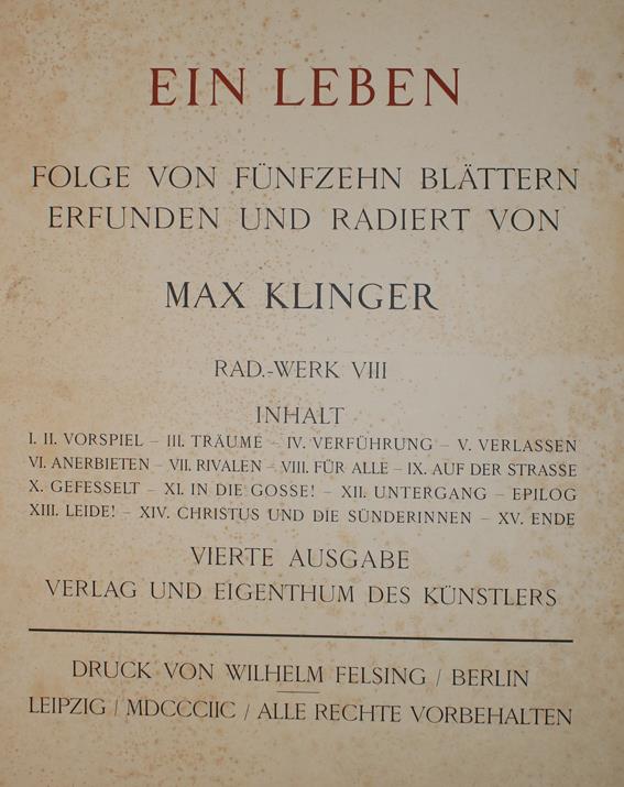 Klinger,Max. | Bild Nr.1