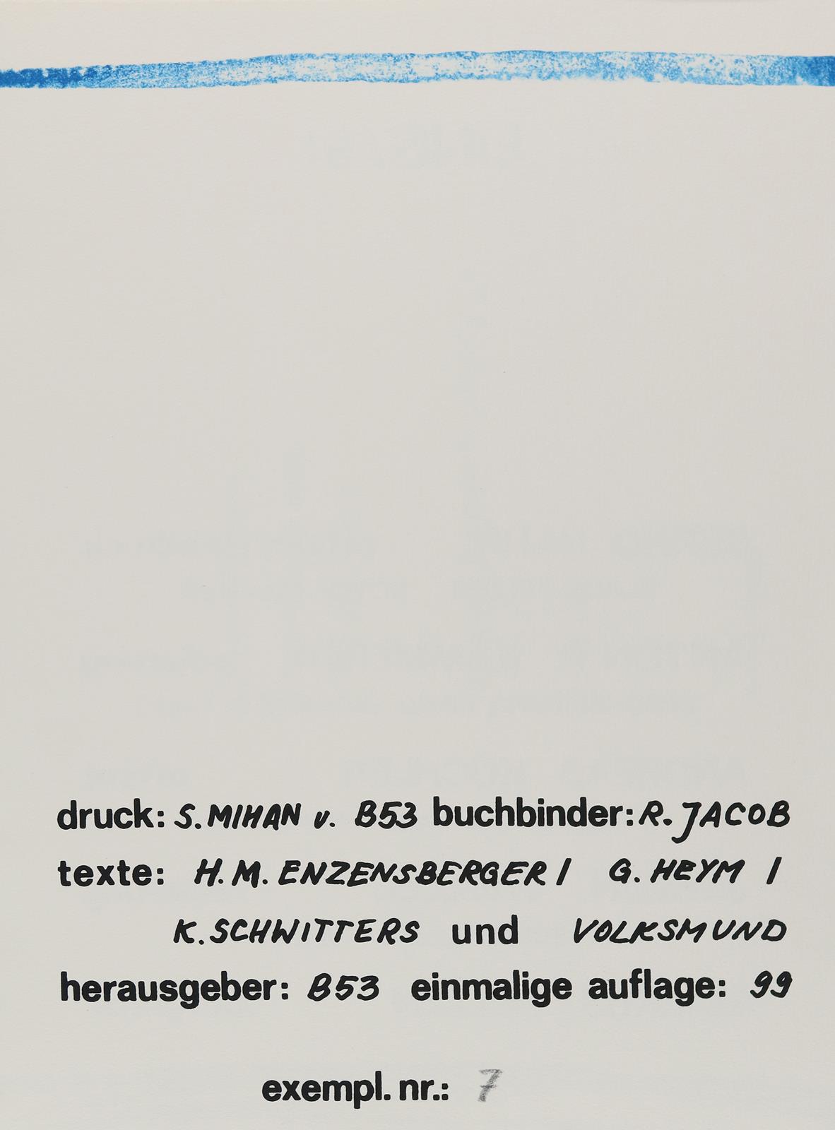 Enzensberger,H.M.,G.Heym u. K.Schwitters. | Bild Nr.2