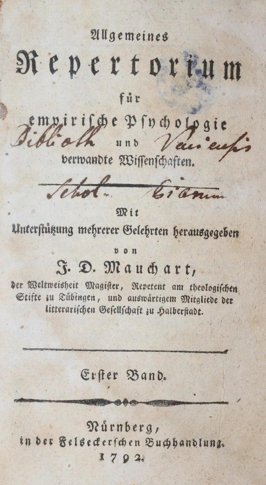 Mauchart,J.D. (Hrsg.). | Bild Nr.1