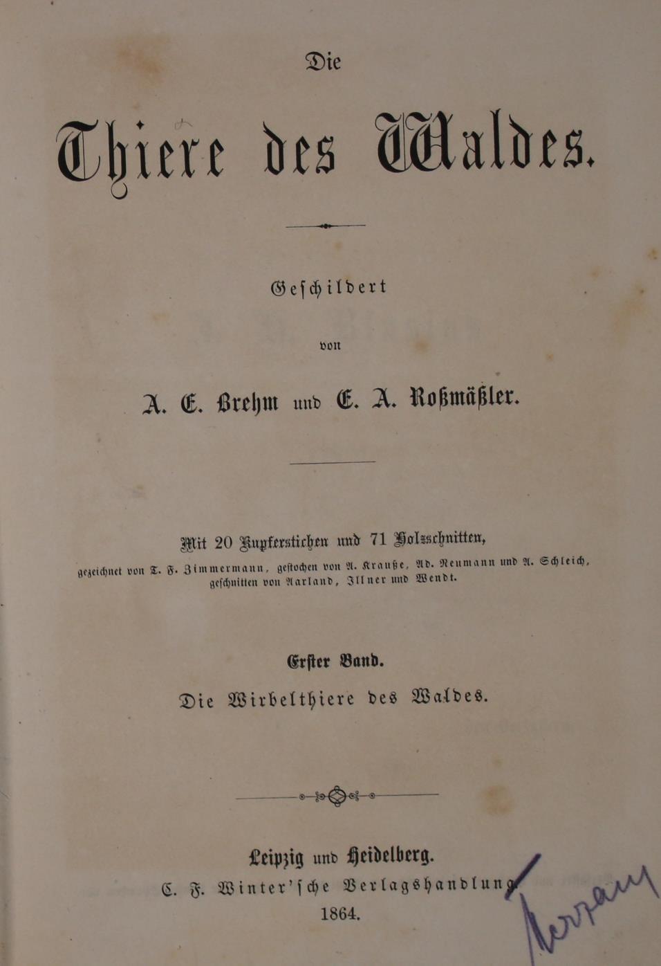 Brehm,A.E. u. E.A.Roßmäßler. | Bild Nr.1