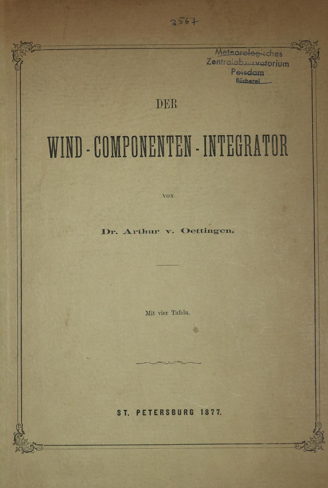 Oettingen,A.v. | Bild Nr.1