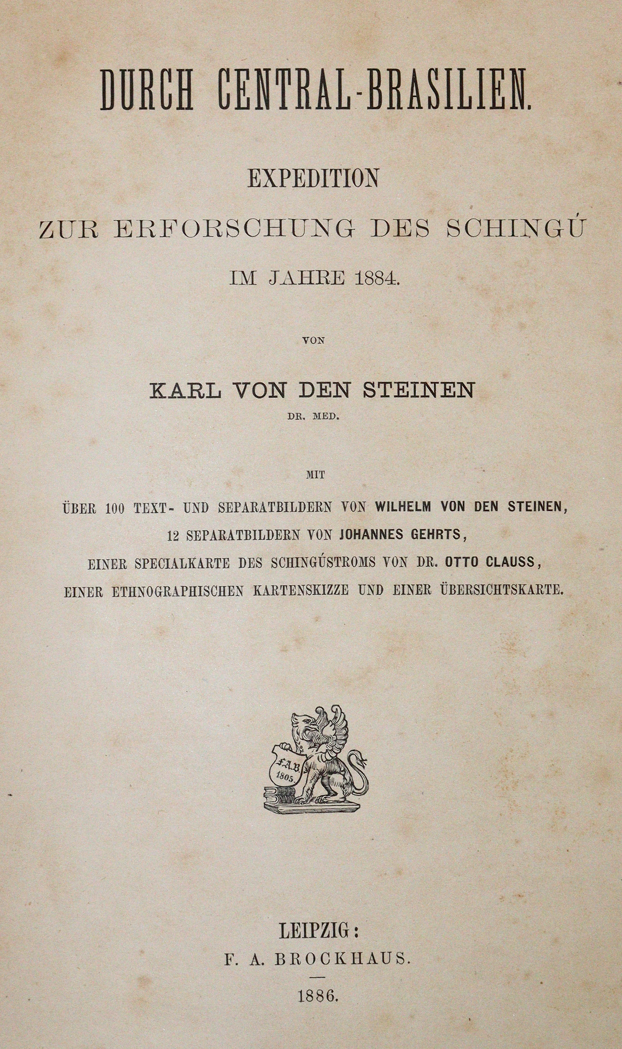 Steinen,K.v.d. | Bild Nr.1