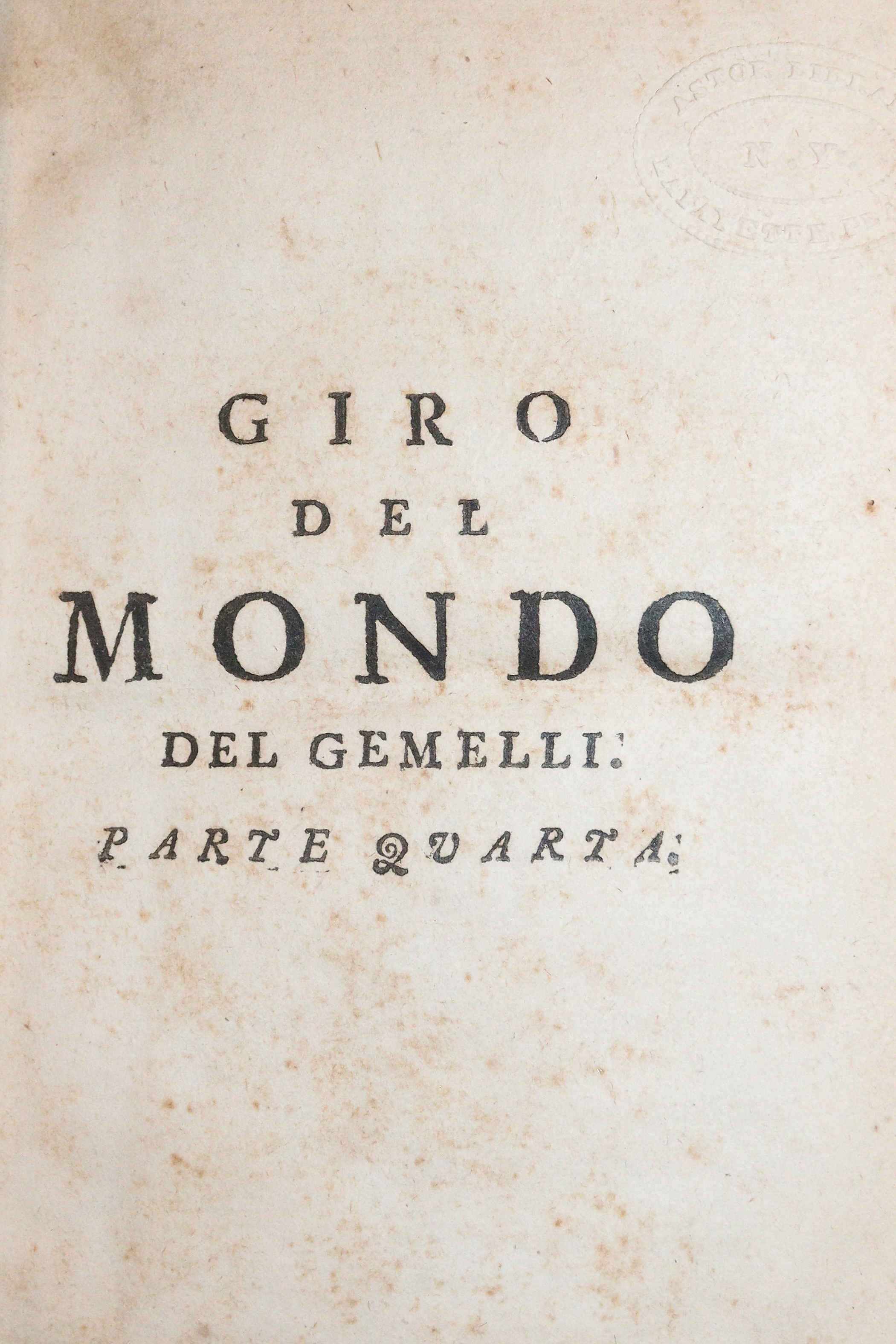 Gemelli Careri,G.F. | Bild Nr.1