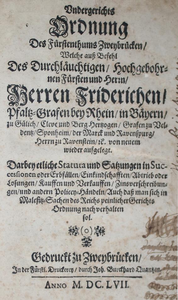 Friedrich, Pfalzgraf bei Rhein. | Bild Nr.1