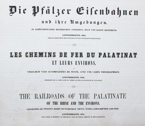 Pfälzer Eisenbahnen, Die, | Bild Nr.1