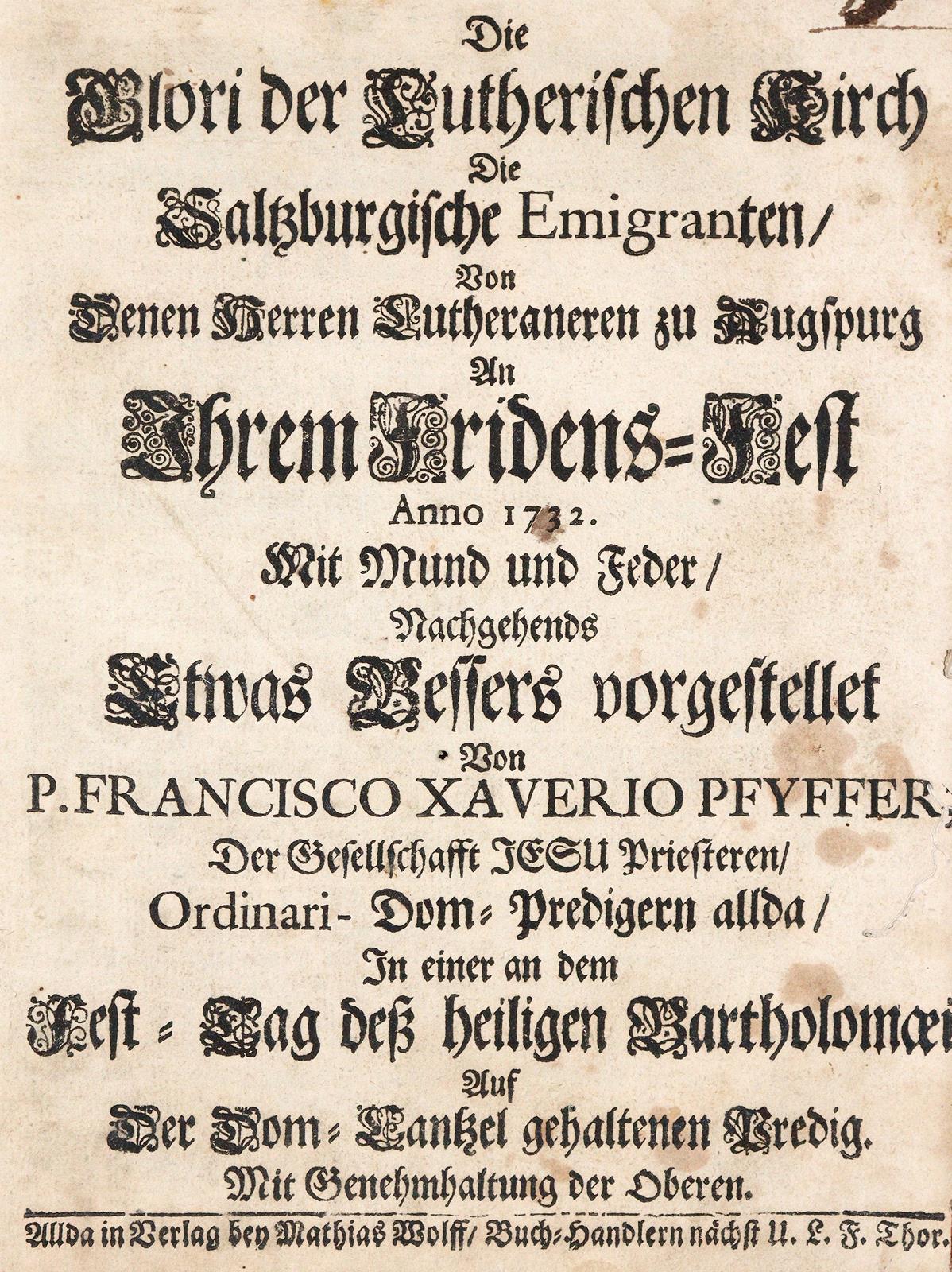 Pfyffer,F.X. | Bild Nr.1