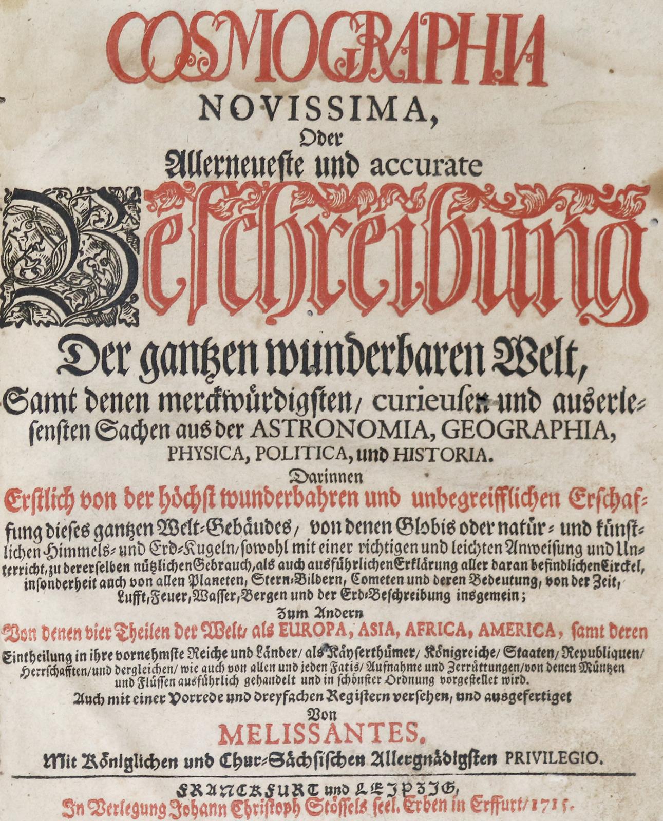 Melissantes (d.i. J.G.Gregorii). | Bild Nr.2