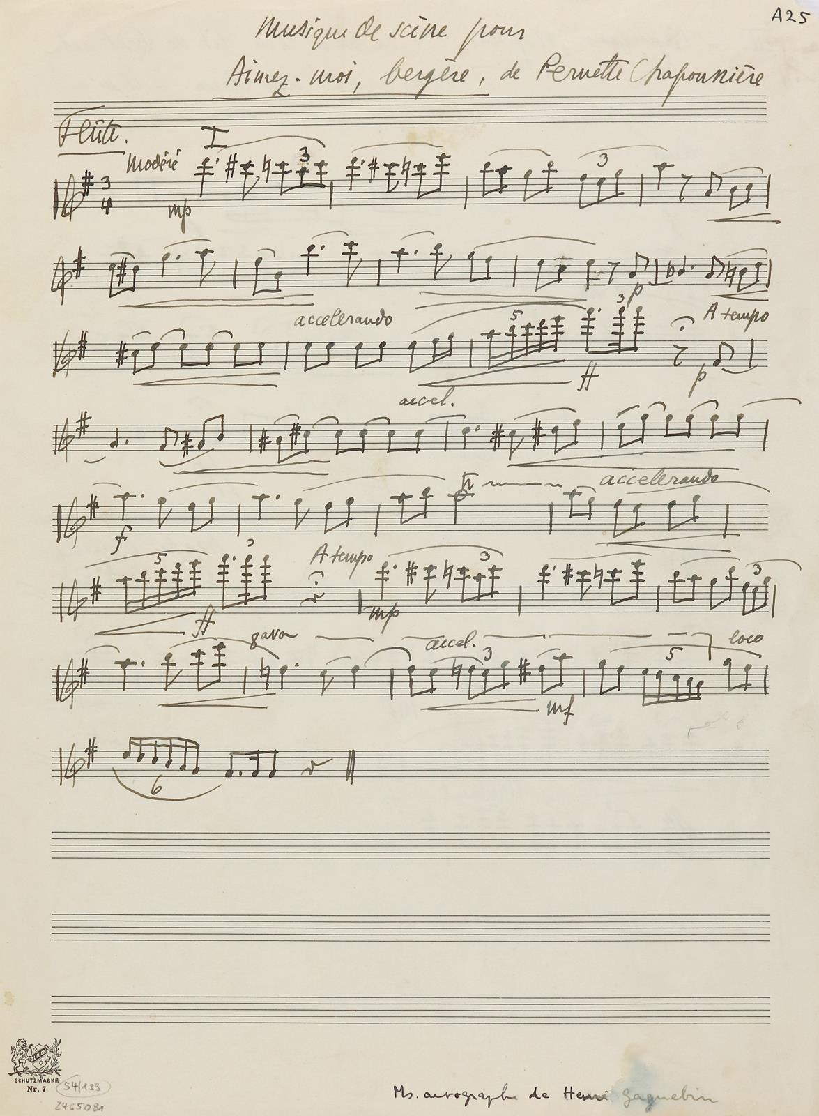 Gagnebin, Henri, | Bild Nr.1