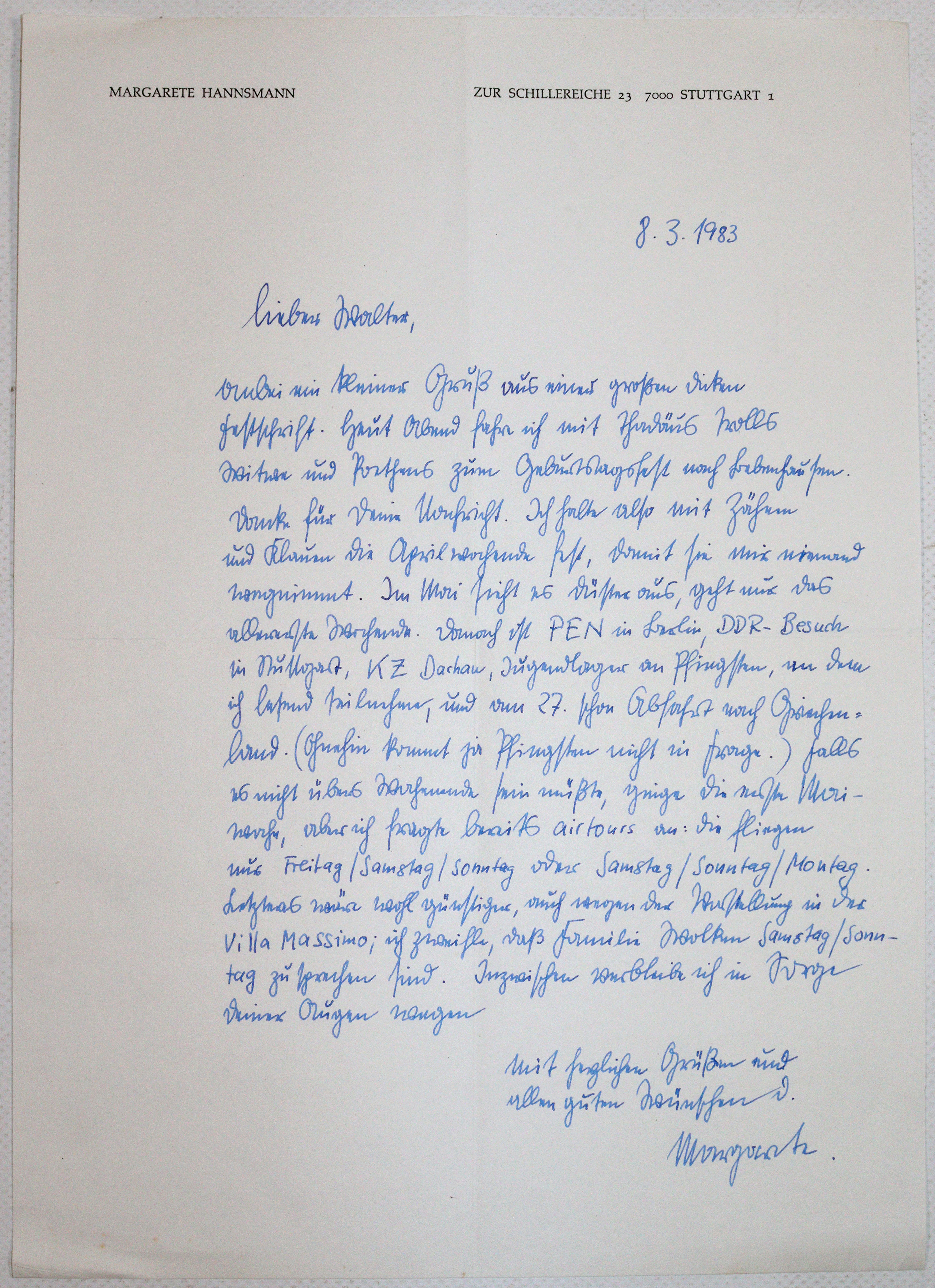 Hannsmann, Margarete, | Bild Nr.1