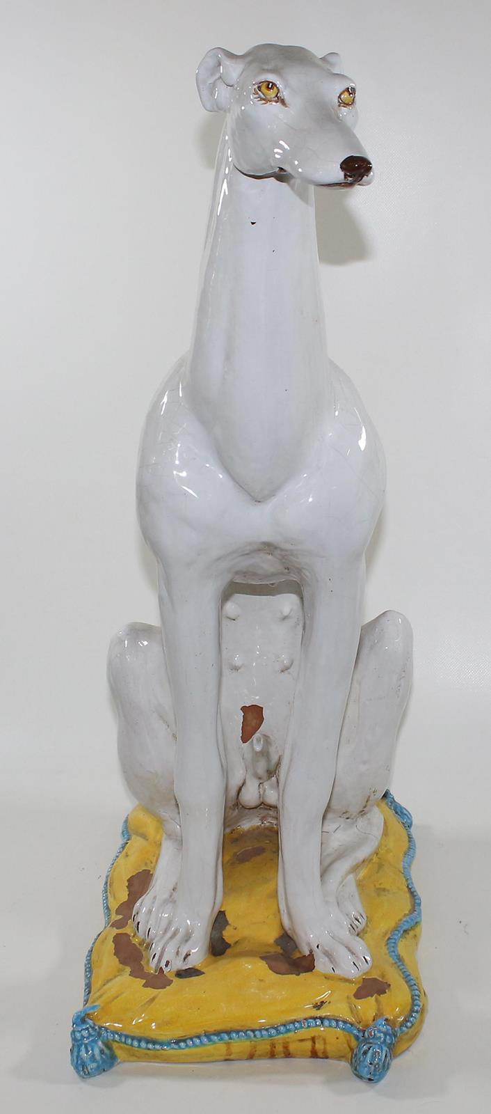Windhund Fayence. | Bild Nr.4