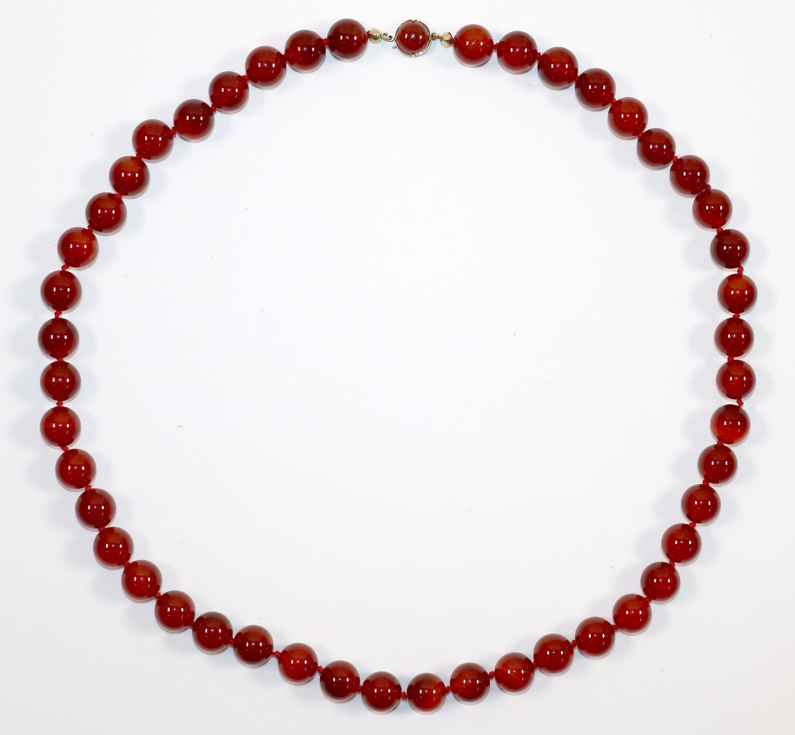 Prächtiges Karneolcollier | Bild Nr.1