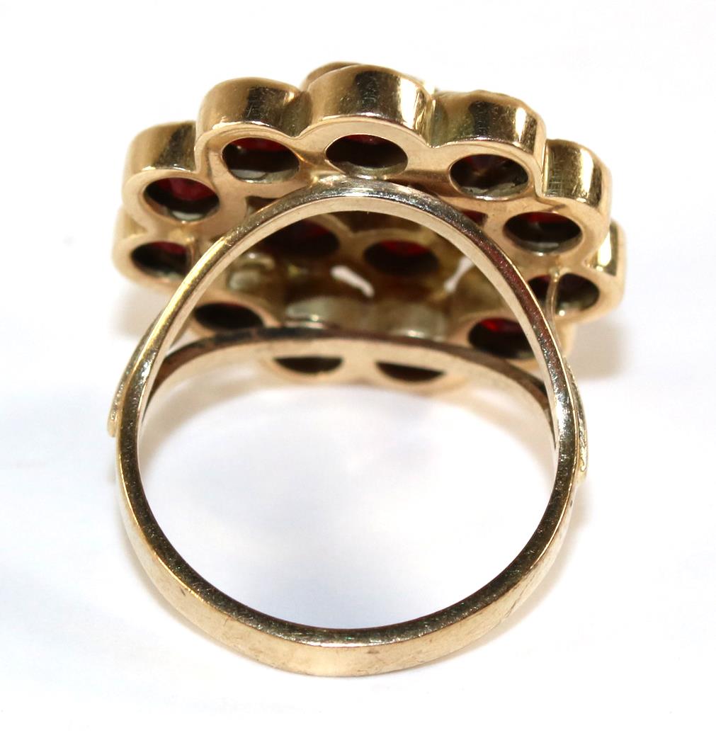 Granatring 585 GG. | Bild Nr.2