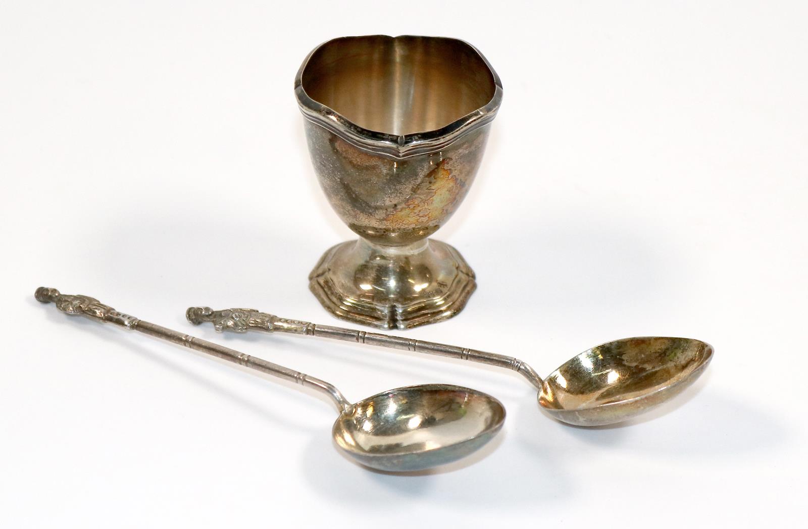 China, zwei Silberlöffel | Bild Nr.1