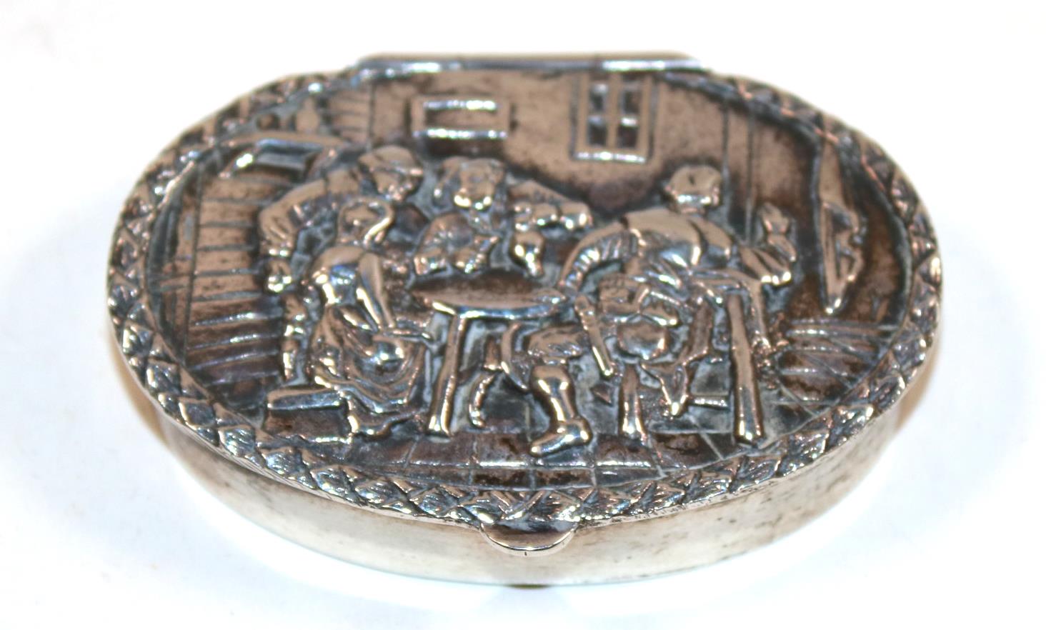 Silberdose, Pillendose. | Bild Nr.1