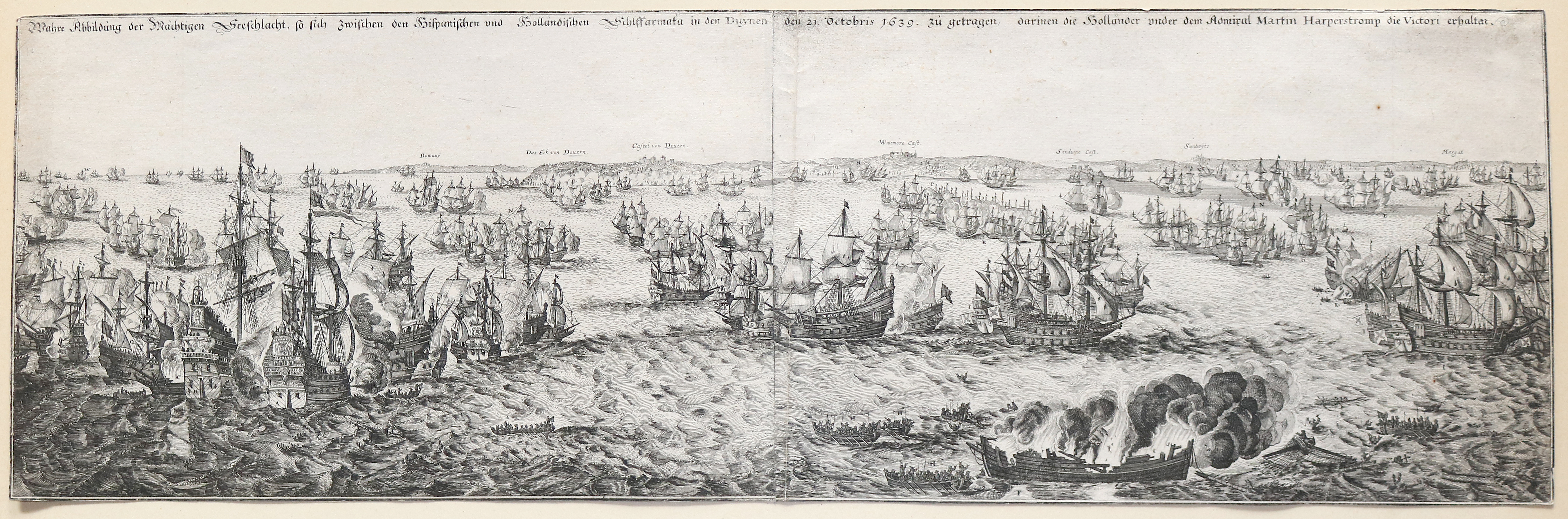 Seeschlacht bei Dover. | Bild Nr.1