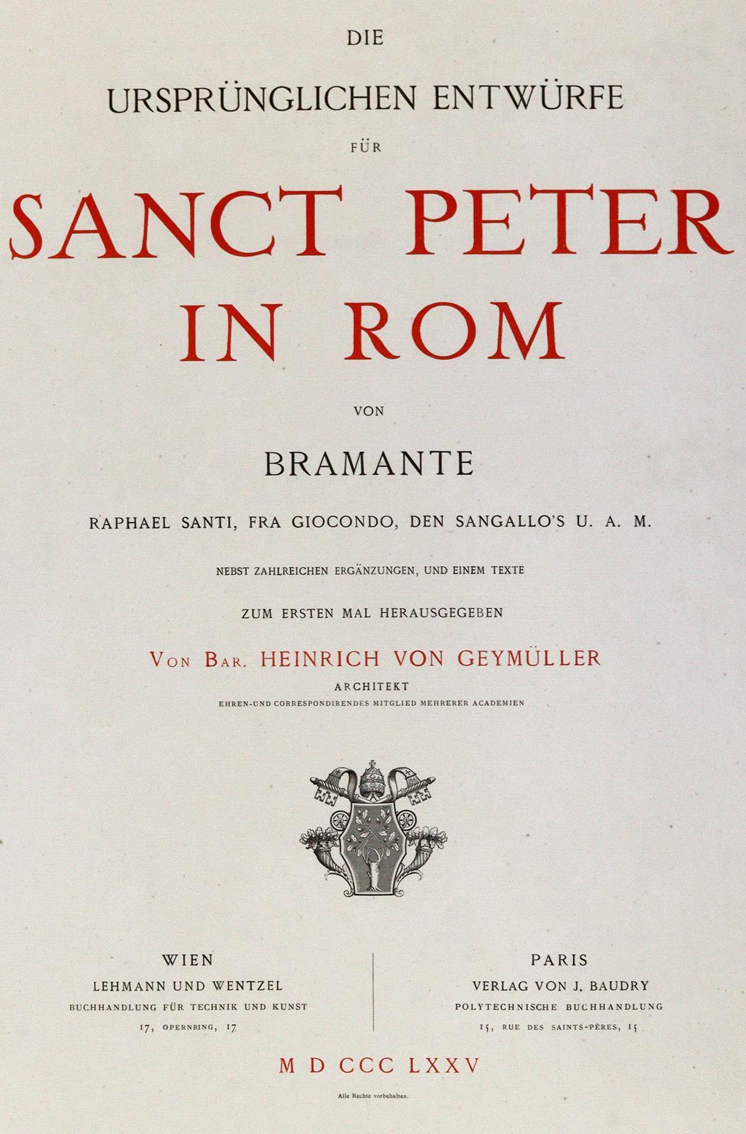 Geymüller,H.v. (Hrsg.) | Bild Nr.1