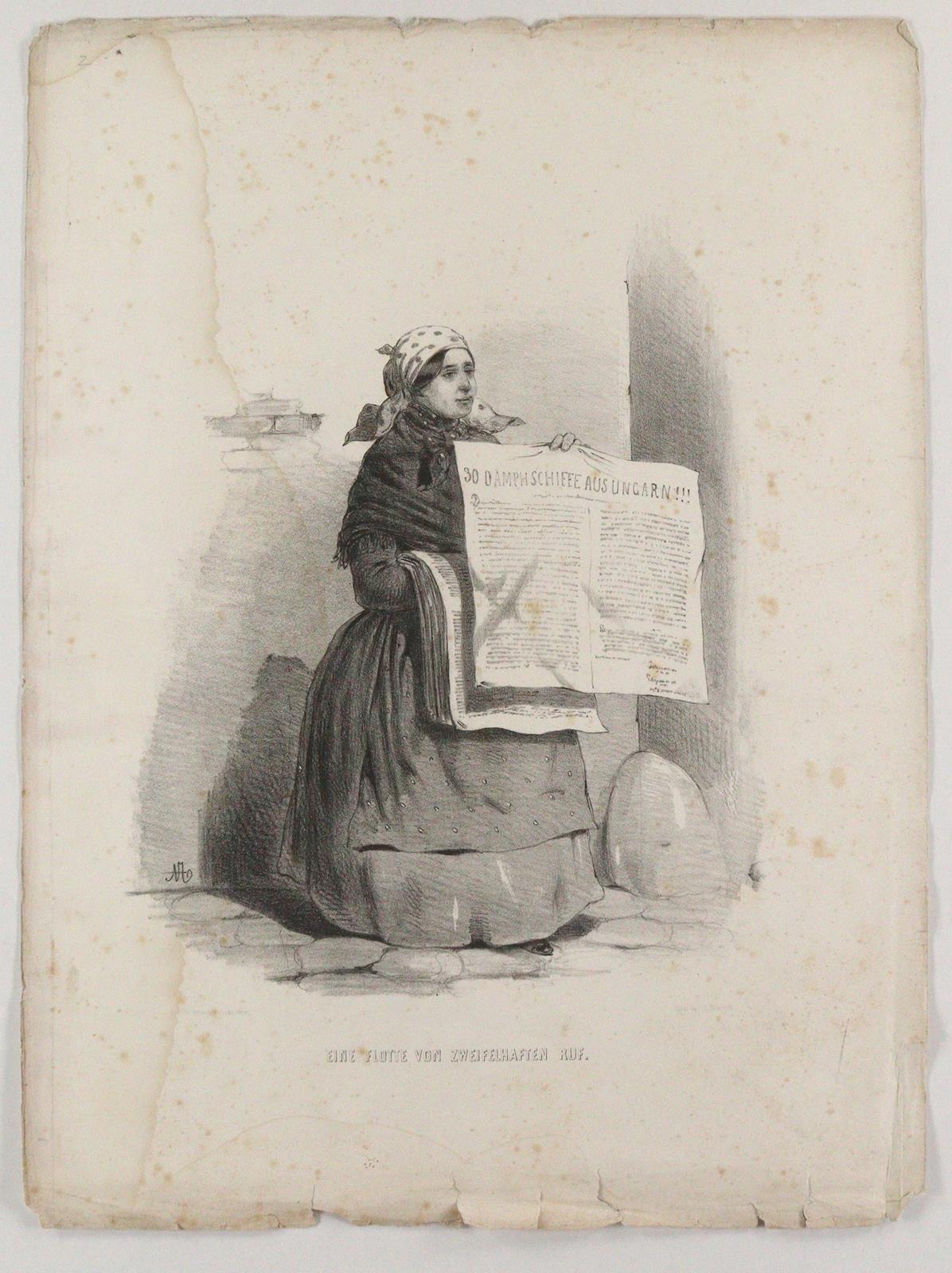 Wiener Volkstypen u. Karikaturen. | Bild Nr.2