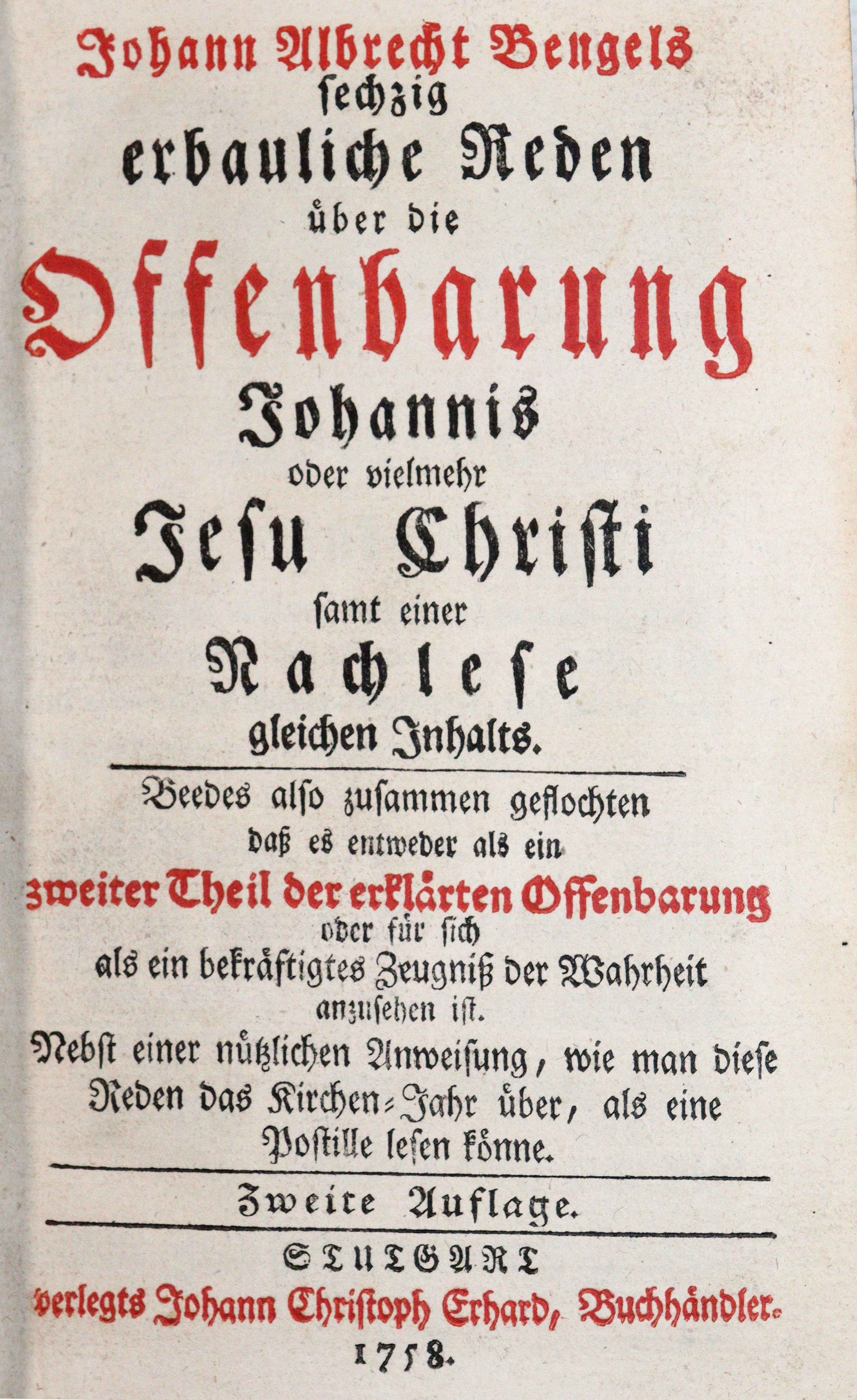 Bengel,J.A. | Bild Nr.1