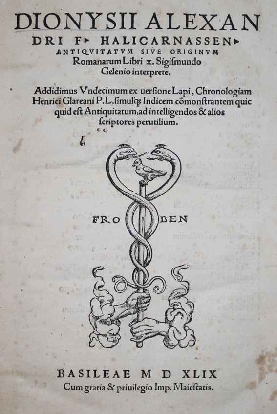 Dionysius Halicarnassensis. | Bild Nr.1