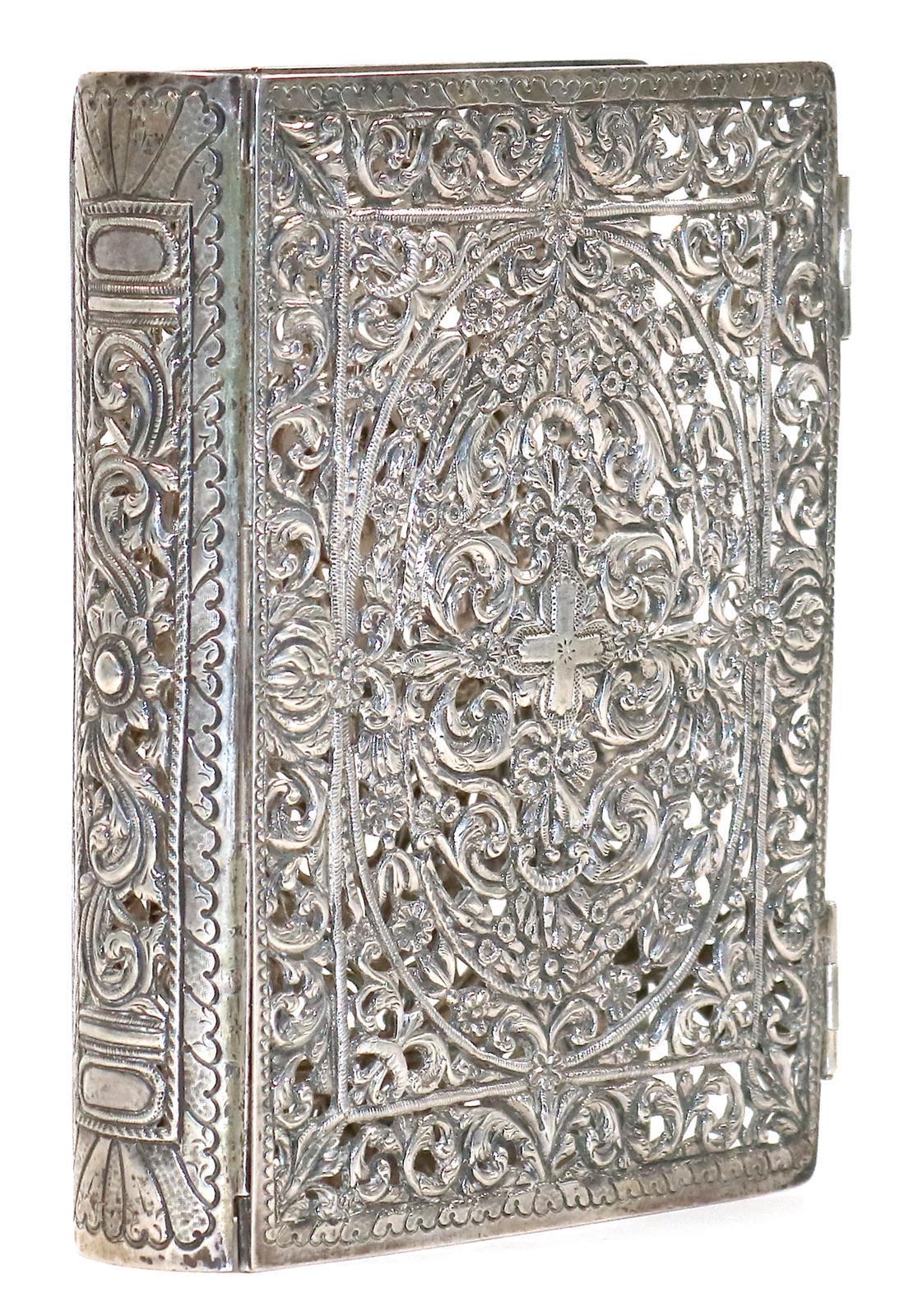 Silberfiligran-Einband. | Bild Nr.1