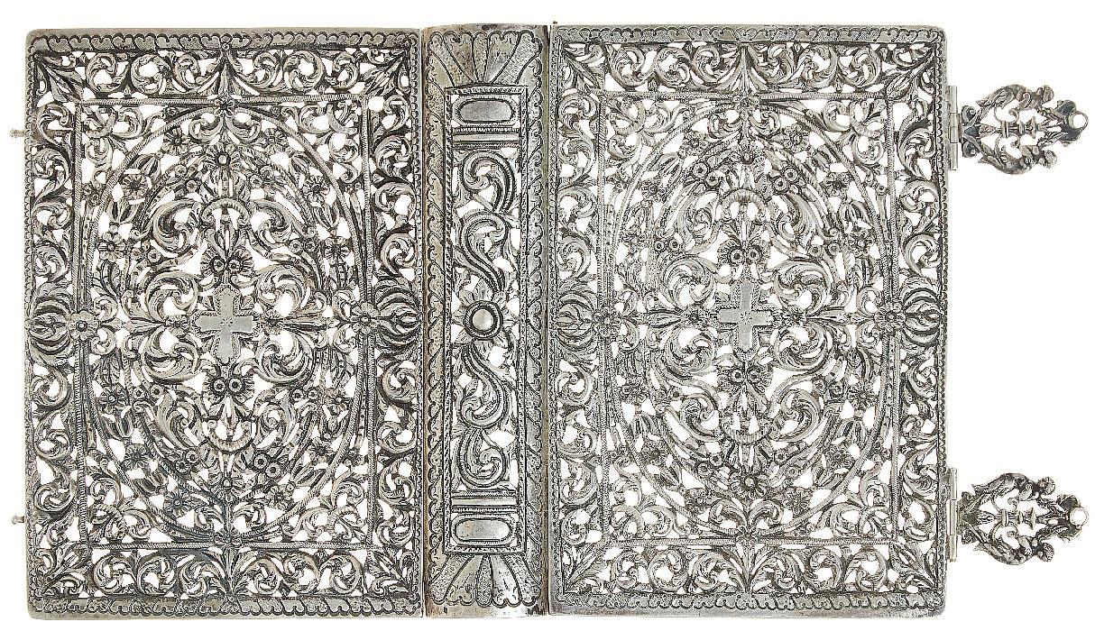 Silberfiligran-Einband. | Bild Nr.3