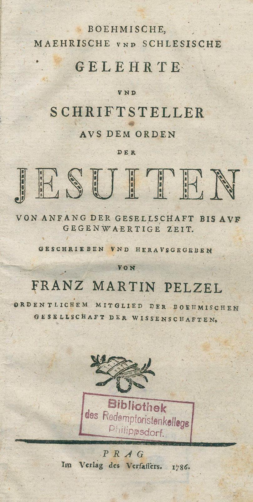 Pelzel,F.M. | Bild Nr.1