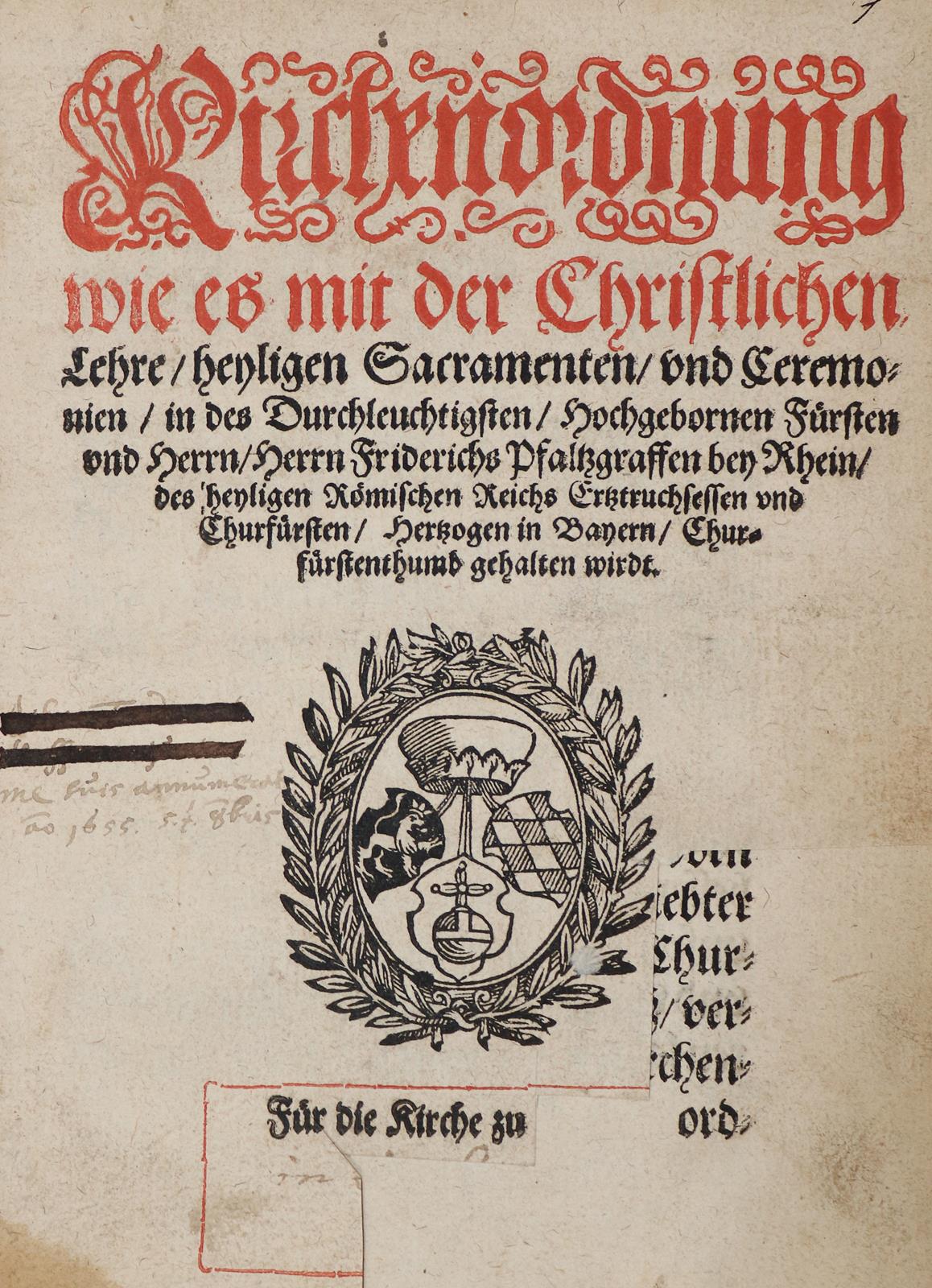 Kirchenordnung, | Bild Nr.1