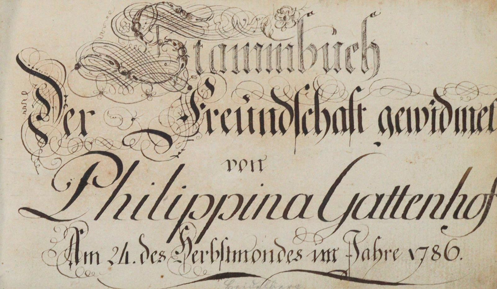 Stammbuch | Bild Nr.1